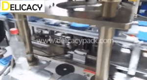 Aluminium end pre-curling lining machine