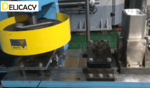 Curling lining curing machine for small rectangular ends